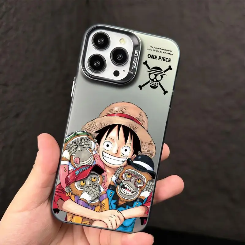 thumbnail image 1 of One Anime Pieces funda de teléfono Luffys para Apple iPhone 15 Pro Max 14 Pro 13 12 11 Pro Max 14 Plus, cubierta protectora a prueba de golpes, 1 of 5