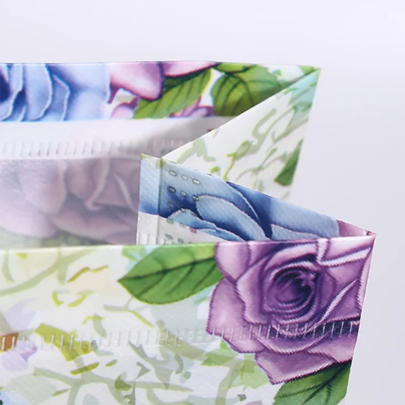 Fashion Laser Shopping Bag Foldable Dragonfly Flowers Eco Bag Large Reusable Storage Bag Tote Waterproof Fabric Non-woven 3