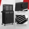 Tool Chest Cabinet Rolling- Heavy Duty Material & Lockable Top-Box & Storage Cabinet for Garage and Workshop - 5-Draw 6