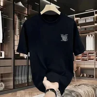 T-shirt de marque luxueuse pour homme, imprimé lettres, manches courtes, vêtement de haute qualité pour homme, streetwear 2
