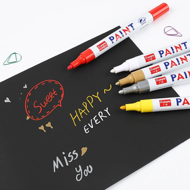 Waterproof Car Tyre Tire Tread Tire Paint Pen Marker DIY Art  Drawing Pen Tool for RC Car Crawler TRX4 TRX6 Axial SCX10 3