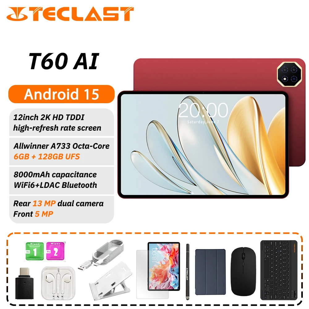 TECLAST T60AI タブレット AI機能 A733 WiFiモデル Sc9da47c597314ab5bdbd10296c96a