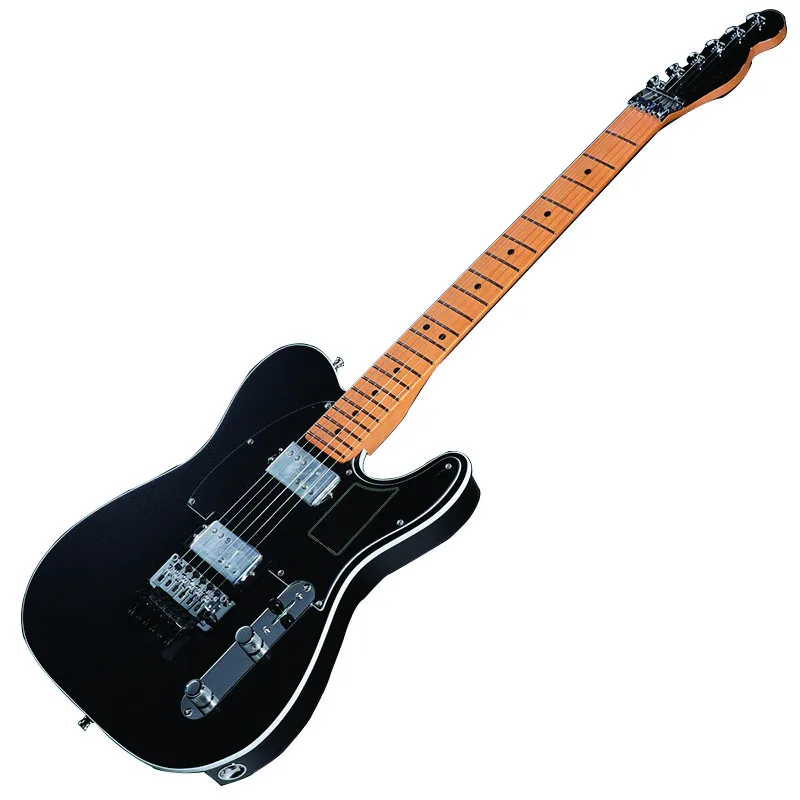 Guitar Accessories Ultra Luxe Tele Floyd Rose HH Maple Mystic Black 3.79k Guitar