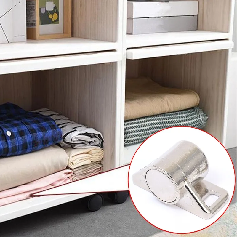 Magnet cabinet door catch powerful alloy cupboard wardrobe drawer magnetic latches closer door stops furniture hardware 12-1Sets