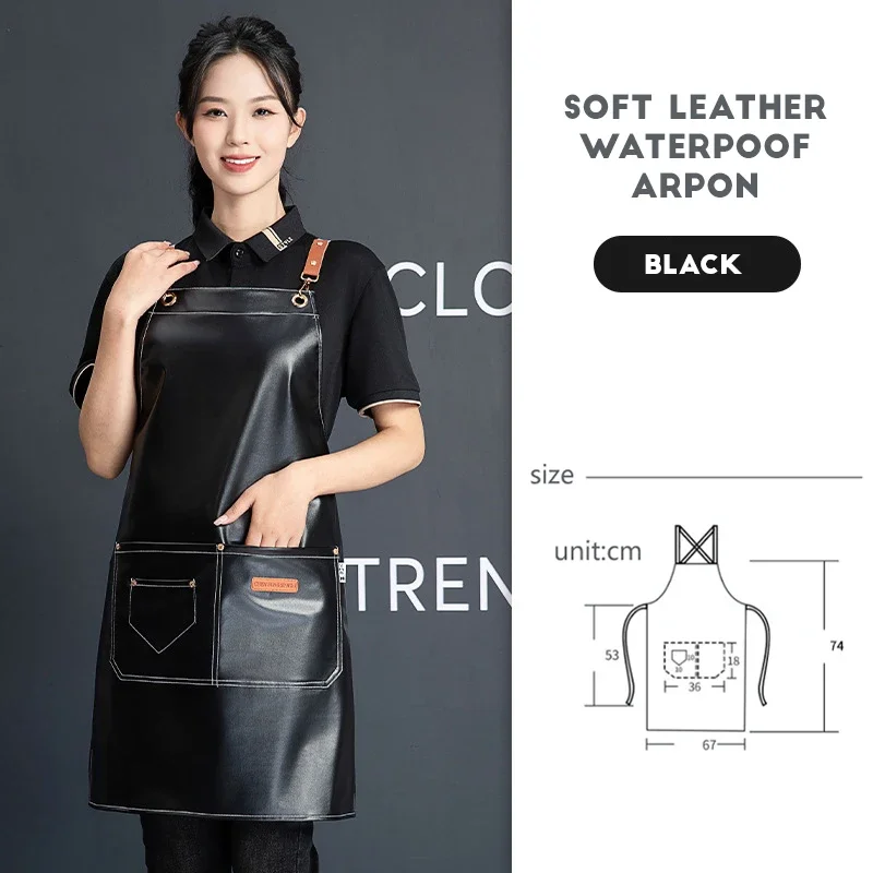 DIY Gift | Distressed Leather Apron For DIY Enthusiasts | Full Grain Leather Apron With Pockets For Hobbyists Woodwork Blacksmith Butchers - UK