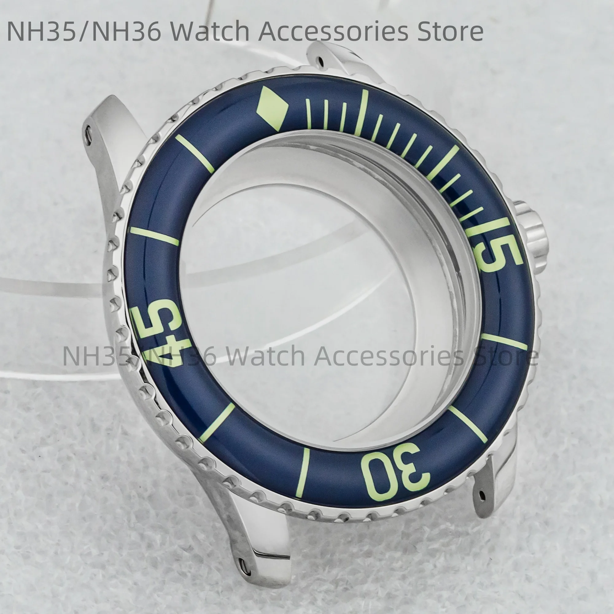 Premium 45mm Stainless Steel 10ATM Waterproof Watch Case