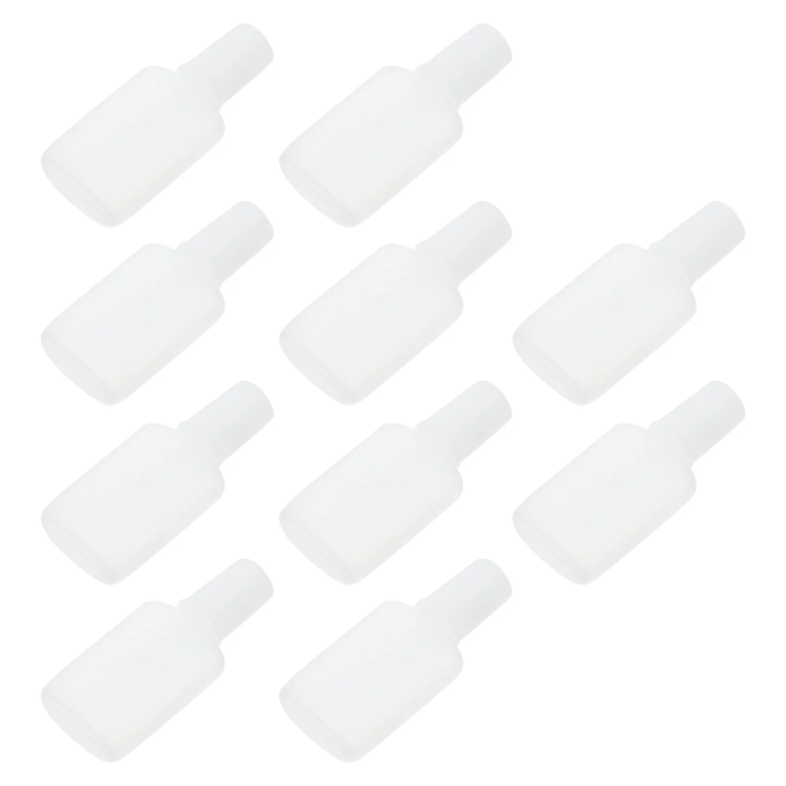 Nail Polish Empty Clear Vials Glue Brush Holder Coat Refillable Diy Base Jars Vial Cuticle Oil