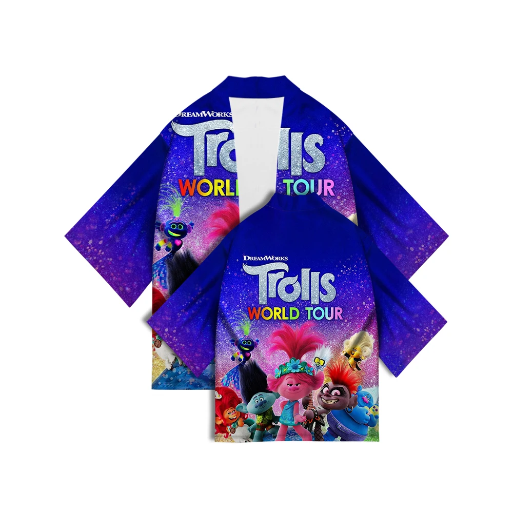 

Hot Sale Custom Printed Men's and Women's Kimono Cardigan Hawaiian Sun Jacket Yukata Outer Cover Wave Tent Clothing