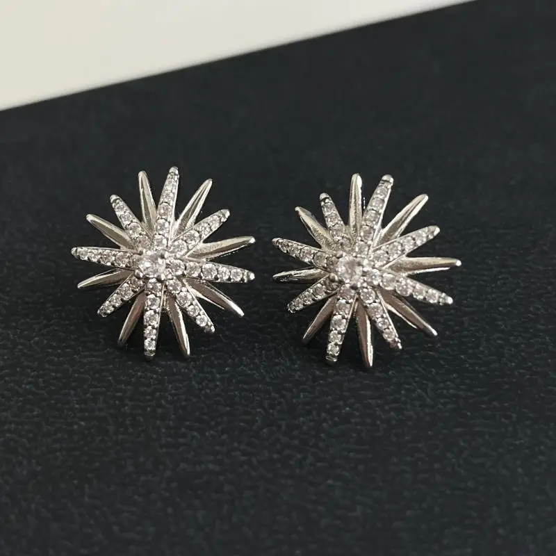 HSC 2023 DY Classic Lady's 14-carat Gold-Plated Silver Earrings