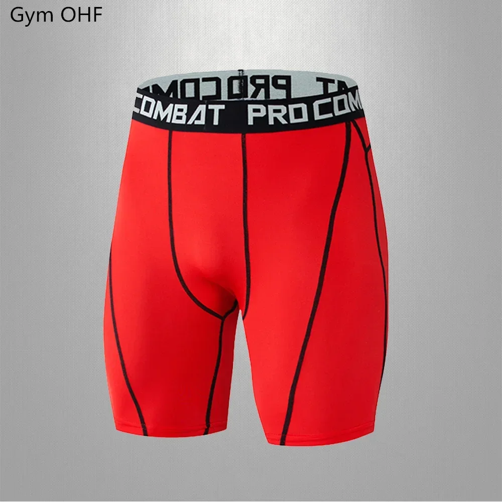 Men Sport Shorts Fitness Elastic Compression Tights Quick Drying Running Training Fitness Stretch Short Pants Men Fishing Shorts fishing shorts