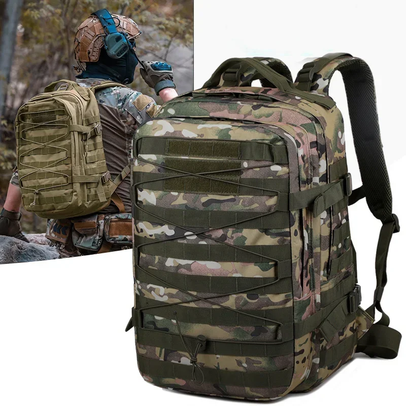 

Multifunctional Tactical Backpack Mountaineering Bag Camping Trekking Outdoor Camo Bags Notebook Waterproof Army Fan Backpacks