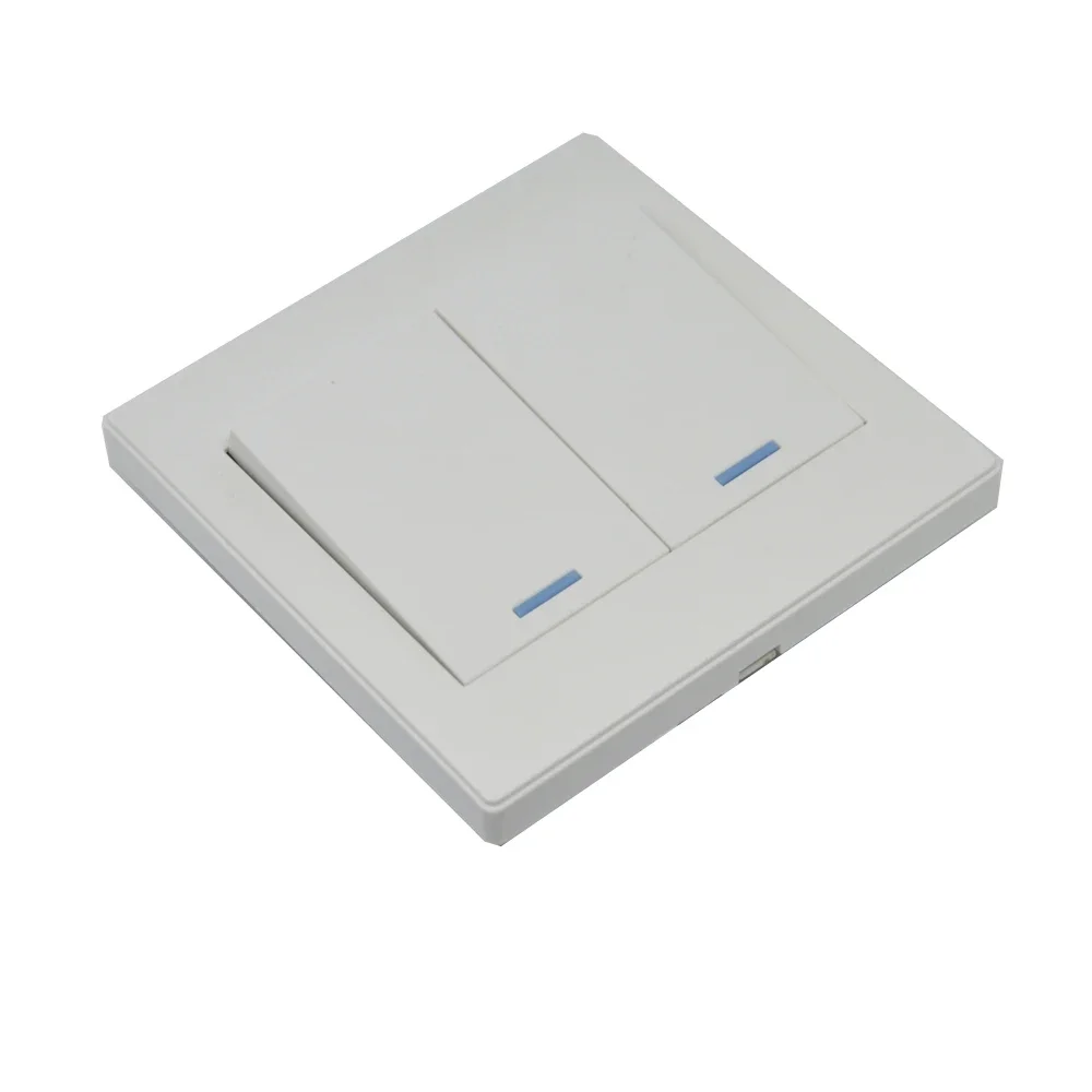 Indoor Wall Mounted Plastic Door Exit Button White Color Access Control System Accessories Release Wall Switch 10A 250V For Lamp
