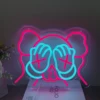 Kawaii Neon Sign Led Anime Neon Sign Custom Neon Sign Wall Art Atmosphere Light Party Sign Single Girl Party Gifts for Teens 2