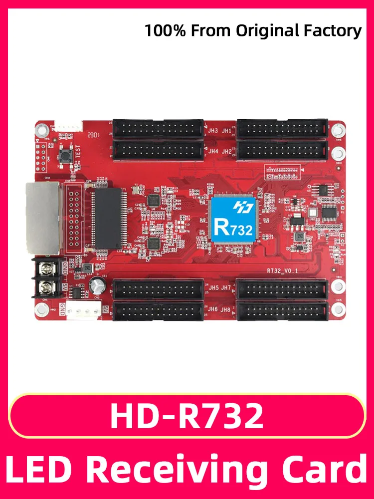 Hd-R732 Scheda Di Ricezione Full Color Led Panel Video Wall Display A Led Pixel Display Scheda Madre Del Sistema Di Sincronizzazione Rgb