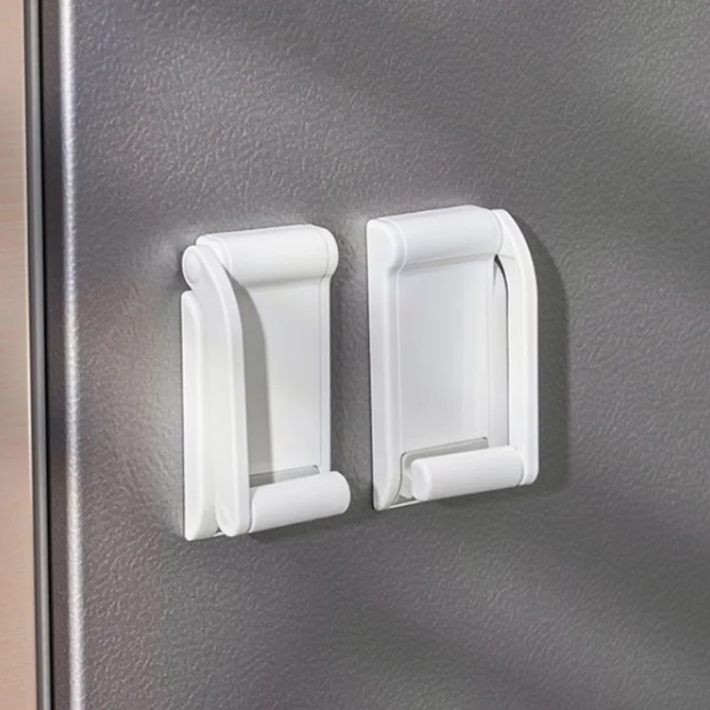 1pcStrong Magnetic Paper Towel Holder for Refrigerator, Grill, Garage, and Shop-Holds Large Paper Towels and Tissues with Ease