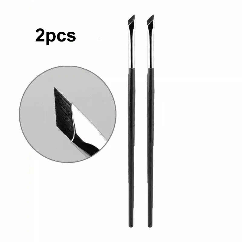 Fine Blade Eyeliner Brush Set for Precise Eye Contour Details