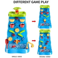 Kids Waterfall Water Table , Double-Sided Water Sand Table for Boys Girls, Outdoor Toys Age 3-8, Activity Table Summer Toys 1