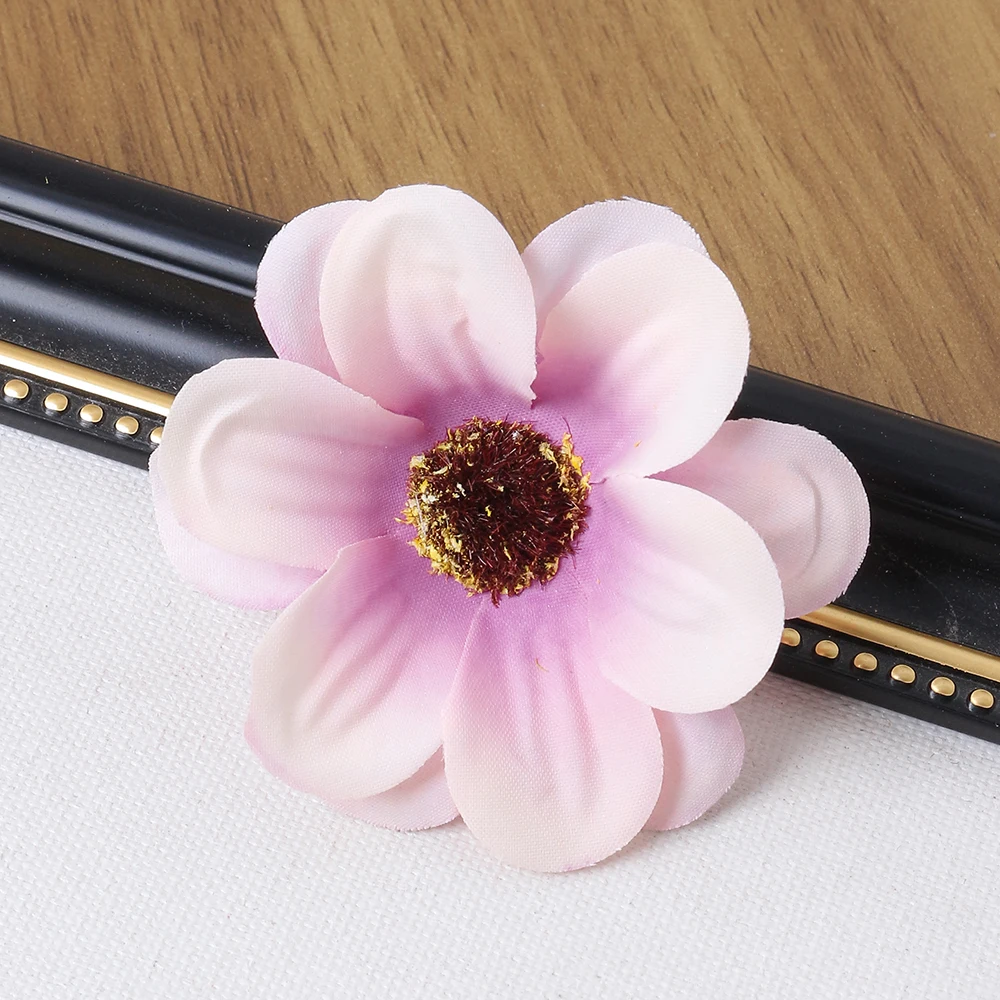 10 Stück künstliche Blume Seide Simulation doppels chichtige Schmetterling Blume Raum dekoration Garten Hochzeit Dekor DIY Haar Zubehör – Detail 9