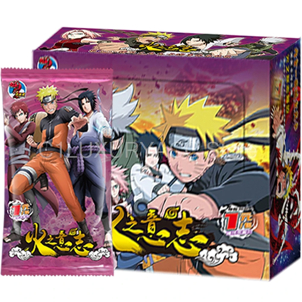 

HY-1801 Naruto Collection Cards Combination CP Naruto Sasuke SP Tsunade Cartoon Anime Limited Flash Card Kids Birthday Gift Toy