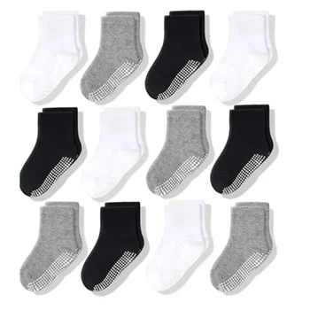 12-Pair Baby Non-Slip Socks 1