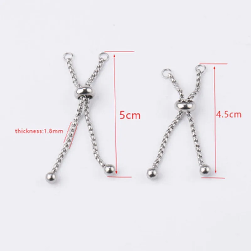 1 stück Edelstahl Einstellbare Finger Ringe Ketten Gold Farbe Anschlüsse Erkenntnisse Für DIY Machen Charms Schmuck 4,5 cm-5cm – Detail 11