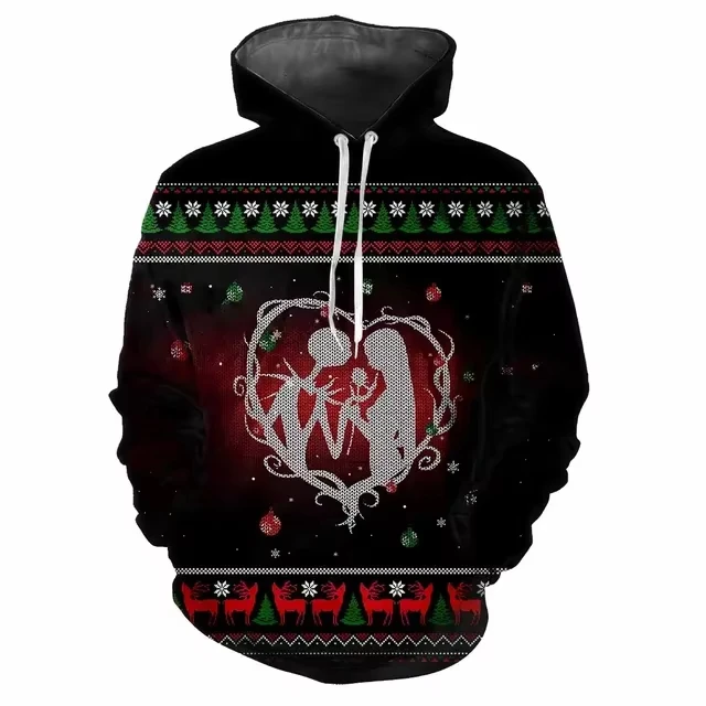 thumbnail image 1 of Sudadera con capucha de manga larga con estampado 3D para hombre, ropa de moda navideña para hombre, sudadera con capucha de otoño para hombre, sudadera con capucha para hombre, 1 of 5