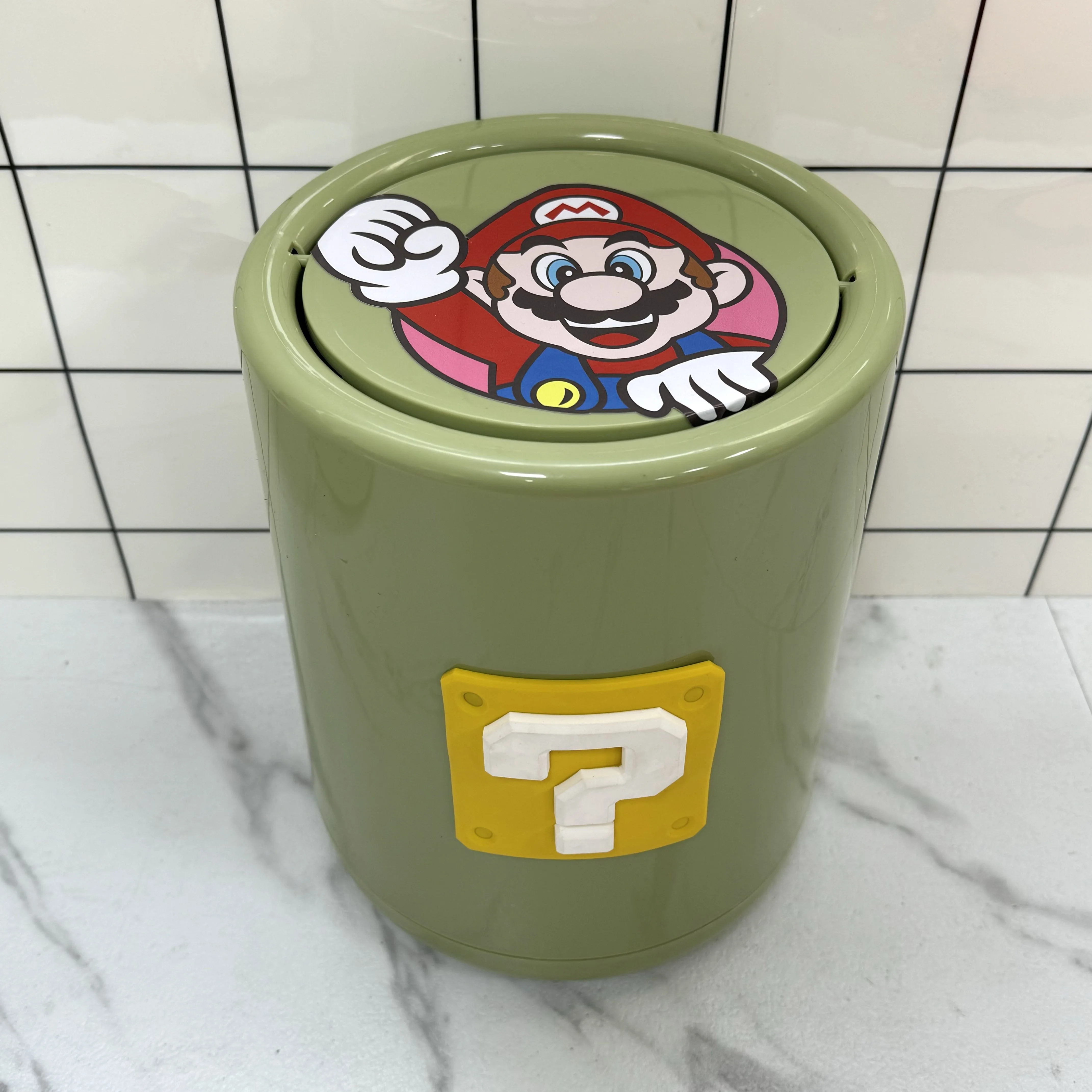 クリーミー風マリオゴミ箱漫画大容量人格かわいいシェイク蓋