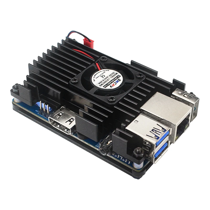 Ventilador Dissipador Laranja Pi-power Cabo Compatível com Hdmi Cartão tf Opi 3lts h6 64bit 8gb Emmc 2g Ram Wifi bt 5.0 Estojo Opcional - Imagem 6