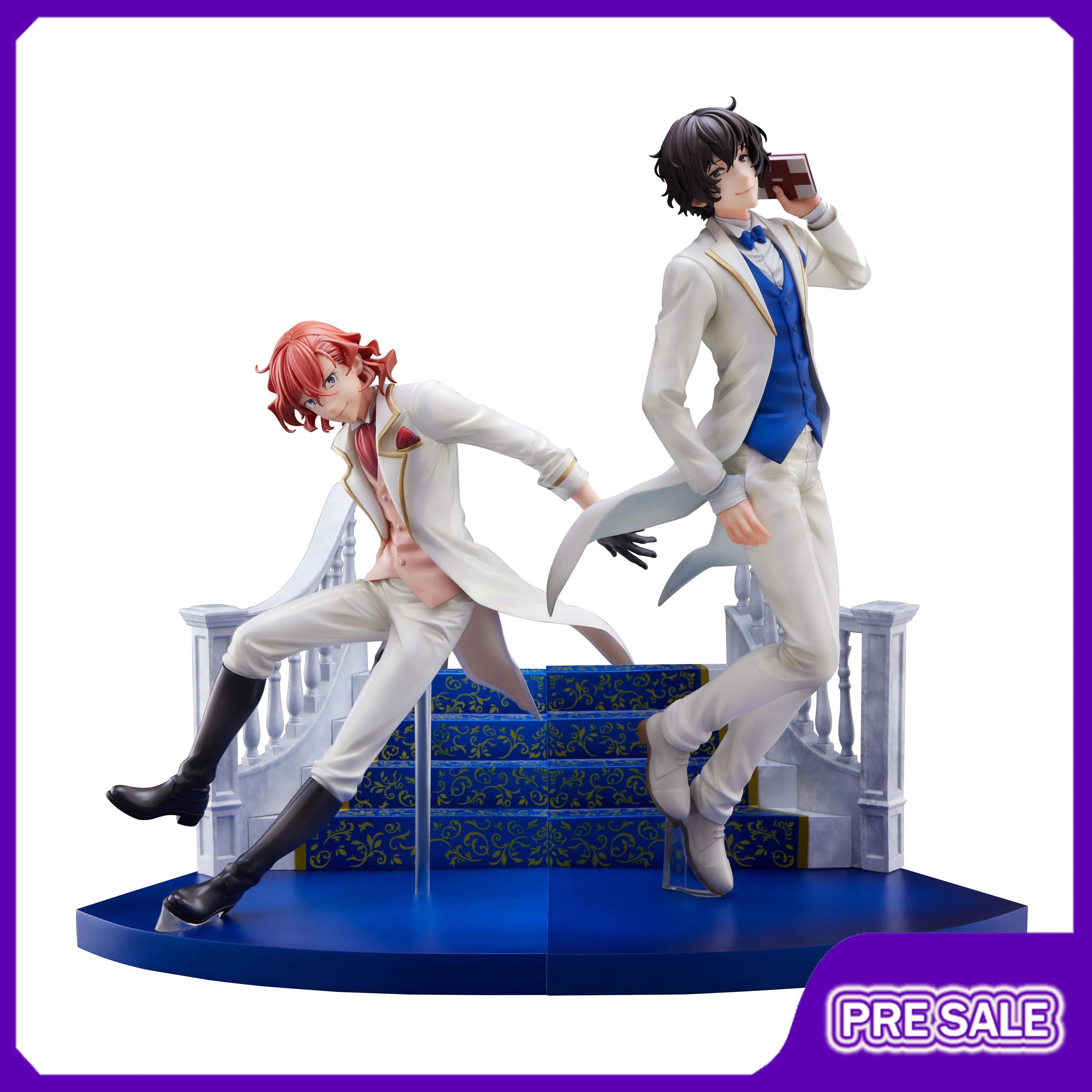 

Pre Sale Bungo Stray Dogs Figures Dazai Osamu Nakahara Chuuya Anime Action Figure F:nex Original Hand Made Pastoral Wind Toy