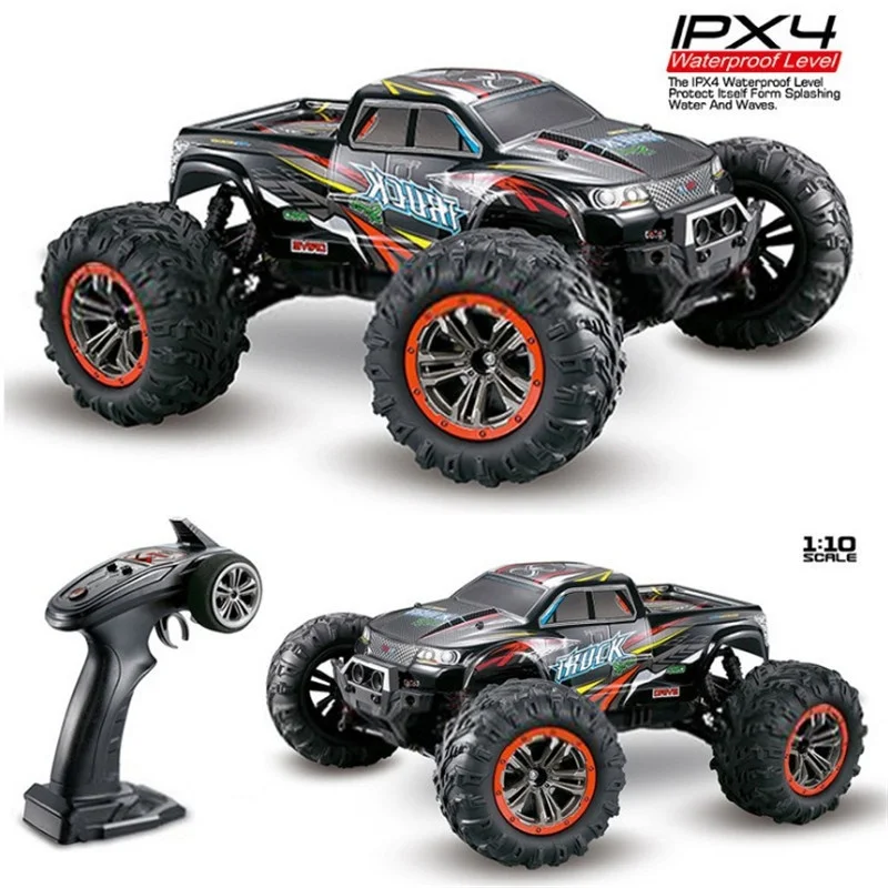 XLH 9125 remote control car 1:10 high-speed 4WD off-road RC large wheel car 2.4G children's electric toy car model gift 2