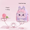 Toddler Backpack for Girls 3-5 Years Old Cartoon Pink Rabbit School Bags Kindergarten Kids Kawaii Bag Mochila Infantil Escolar 4