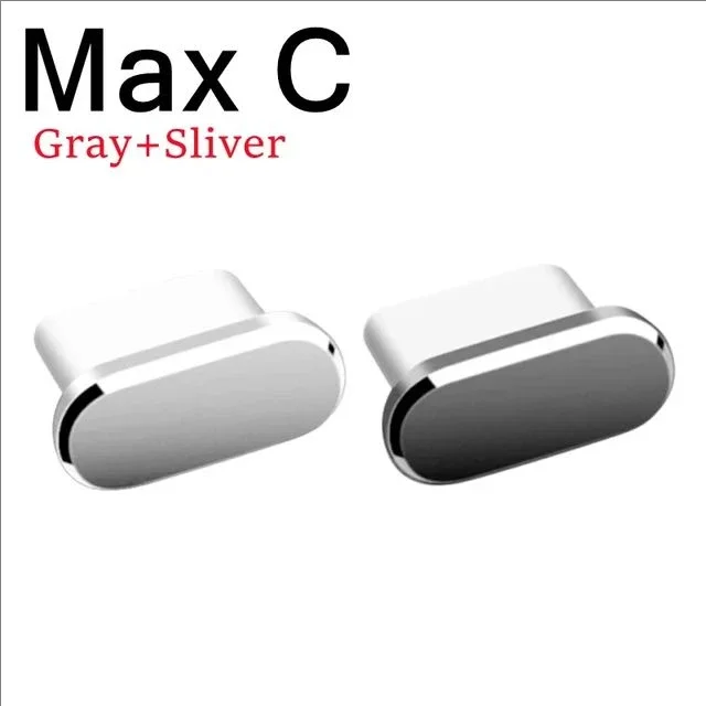 Premium Metal Dust Plug for Type-C Charge Port - Enhanced Mobile Phone Protection Cap