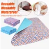 Waterproof Nappy Urine Mat Washable Reusable Bedding Changing Cover Pad Sheet Protector Incontinence Kid Adult Mattress Bed Pad 1