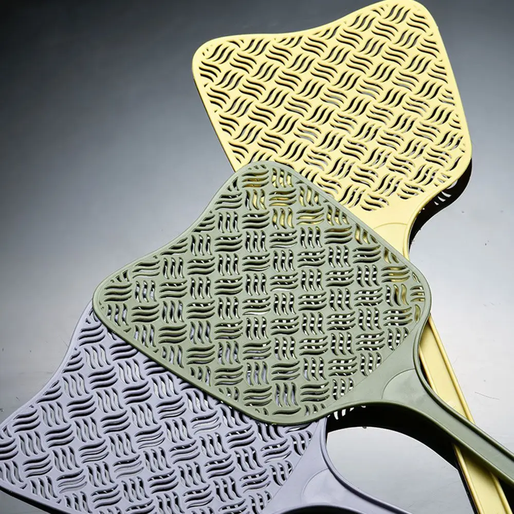 

Large Bug Home Kitchen House Wife Helper Plastic Long Handle Fly Swatter Manual Pest Control Flyswatter