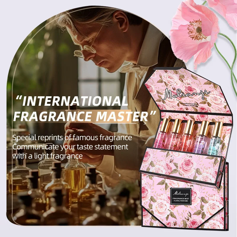 Rose Perfume Brand Classic Series Sample Spray Ladies Lasting Light Fragrance Elegant Charm Floral Romantic Gift Set Box 100ml