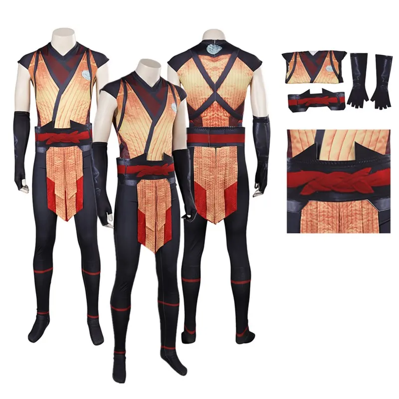 

Костюм для косплея Mortal Cos Kombat Скорпион мужской ремень для костюмированной маски для взрослых костюм для Хэллоуина