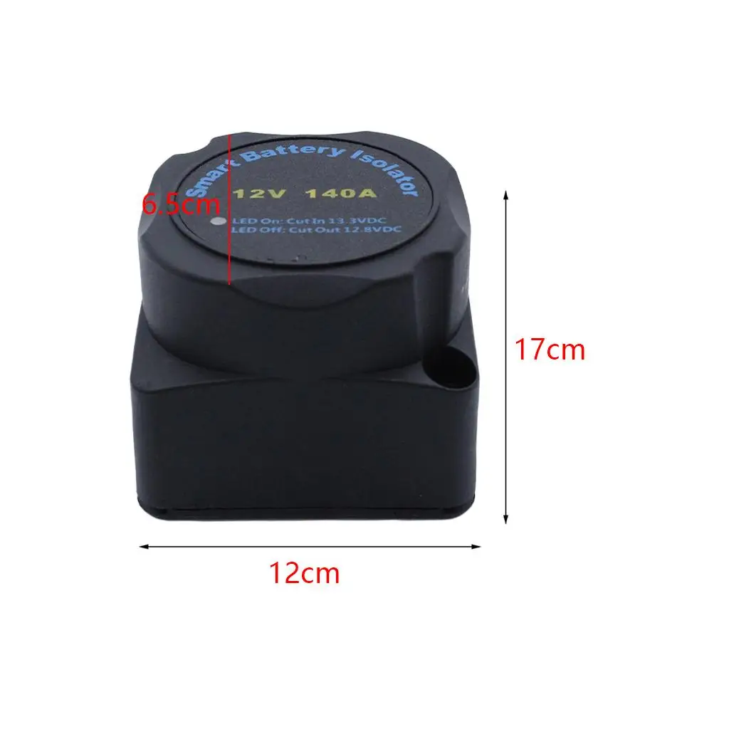 보트용 전압 감지 레귤레이터, 스마트 배터리 아이솔레이터, 12V, 140A