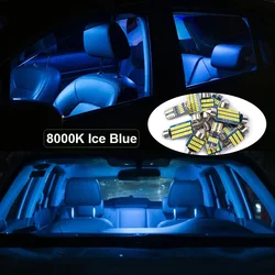 14 - Piece Canbus LED Interior Car Light Kit - Dome, Map, Door, Trunk, Ceiling Lights (Ice Blue)