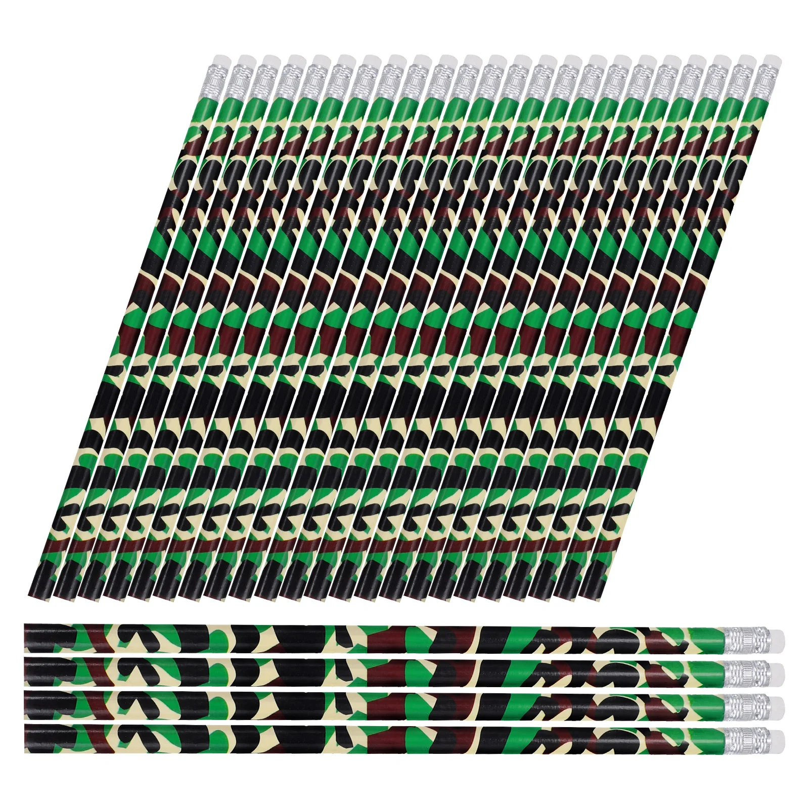 

50 Pcs Camouflage Pencil Student Pencils Drawing for Teachers School Supplies Wood Personalized Bulk