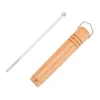 Handle Replacement Cookware Parts 150*26mm Kitchen Supplies Kitchen Accessories Wooden Handle Frying Pan Handle Pan Pot Handle 5