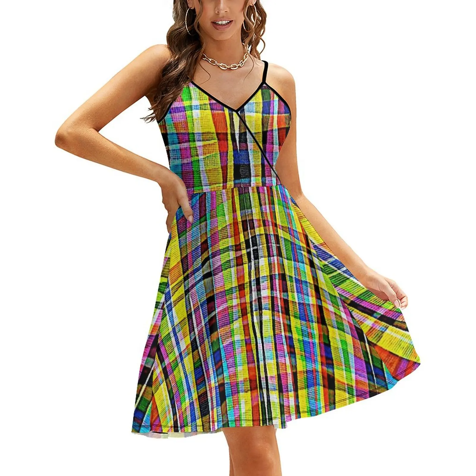 

Madras Sling Dress Evening gown dress summer