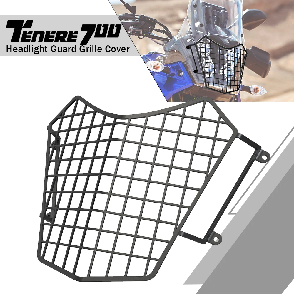 

New FOR YAMAHA TENERE700 WOLD RAID 2020 2021 2022 2023 TENERE 700 Headlight Protector Guard Grille Cover Motorcycle Accessories
