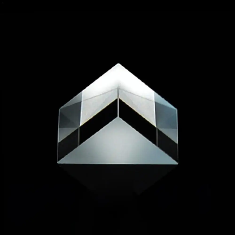 Description Picture 3 of item10mm Right Angle Internal Reflection Prism Optical Glass Physical Experiment Test Prisma Triangular Mirror Prisms