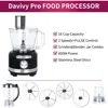 16 Cup Food Processor Blender Combo,11-in-1 Multifunction 3.8L Food Chopper 7 CUP(60 oz) Blender 1 CUP 5