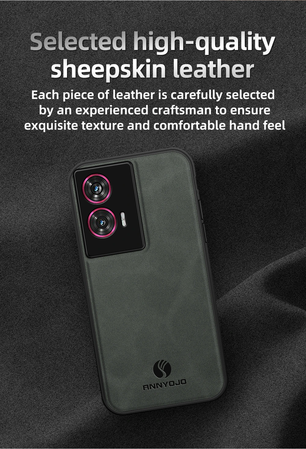Noble PU Leather Magnetic Phone Case Cover