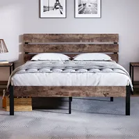 Bed Frame with Headboard and Footboard, with Under Bed Storage, All-Metal Support System, No Box Spring Needed, Easy Assembly 5