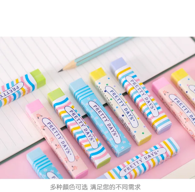8 PCS/Lot High Quality Candy Color Kneaded Eraser Putty Rubber Plastic  Pencil Eraser for Students Stationery Office Supplies - AliExpress