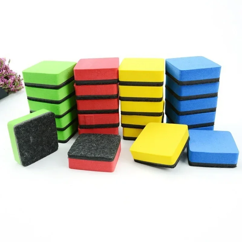 Kitchen Whiteboard Dry Eraser Magnetic Whiteboard Eraser Marker Cleaner Chalk Blackboard Wipe 5pcs School Office Supplies magnetic whiteboard erasers dry erase whiteboard