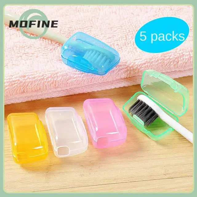 Kis És Világos Fogkefék Doboz Utazási Túrázáshoz Kemping Fejvédő Kefe Kupak Tok