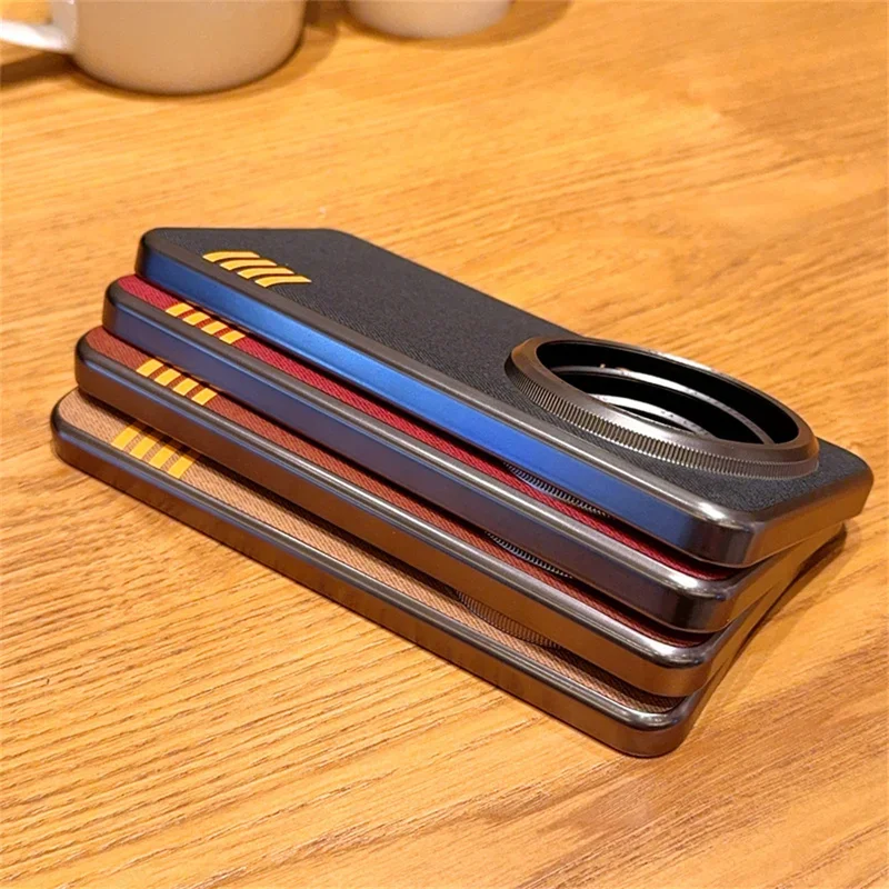 Electroplated Metal Frame Camera Lens Protection Retro Fabric Back Cover Case
